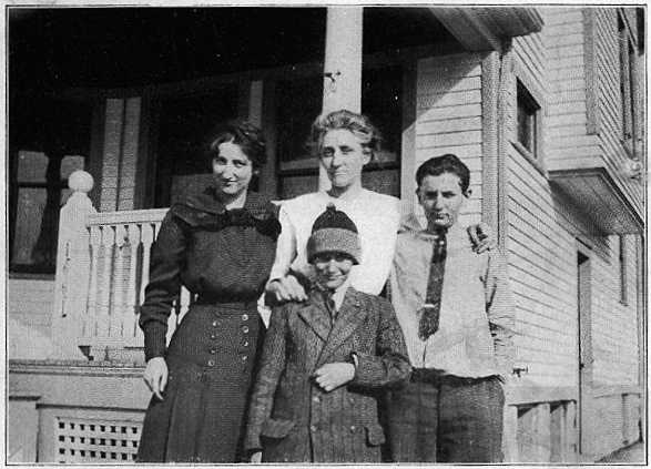 Maude B. Lane and children